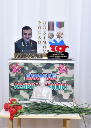 Sumqayıtda Polad Həşimovun büstünün və xatirə muzeyinin açılışı olub - FOTOLAR