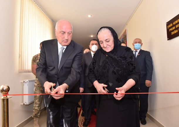 Sumqayıtda Polad Həşimovun büstünün və xatirə muzeyinin açılışı olub - FOTOLAR