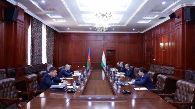 Azərbaycanla Tacikistan arasında memorandum imzalandı - FOTOLAR
