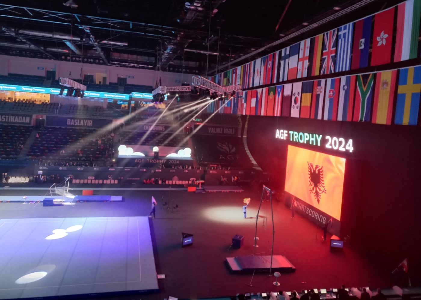 Bakıda bədii gimnastika üzrə Avropa Kubokunun açılışıoldu