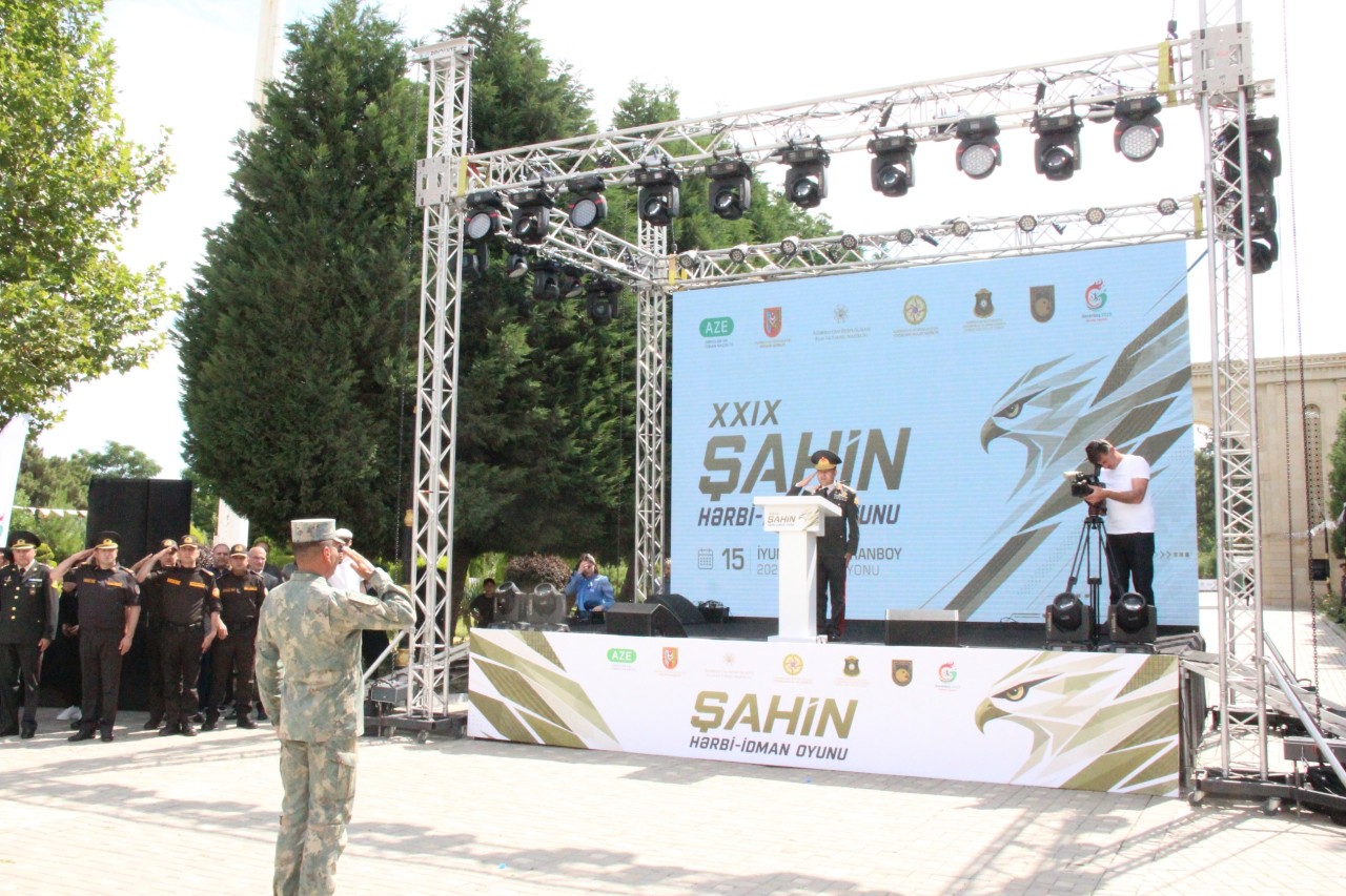 Goranboyda XXIX “Şahin” oyununun final mərhələsinin açılışı oldu - FOTOLAR