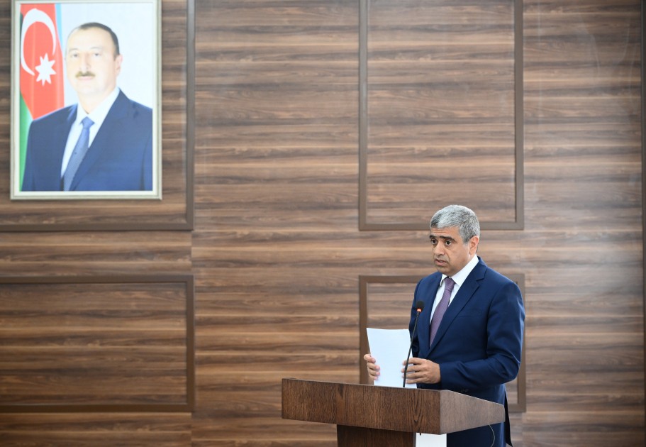 Samir Nuriyev Ağdərədə iclas keçirdi - FOTOLAR