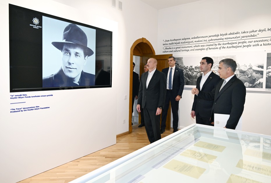 Şuşada “Heydər Əliyev və Qarabağ” sərgisi ilə tanışlıq - FOTOLAR