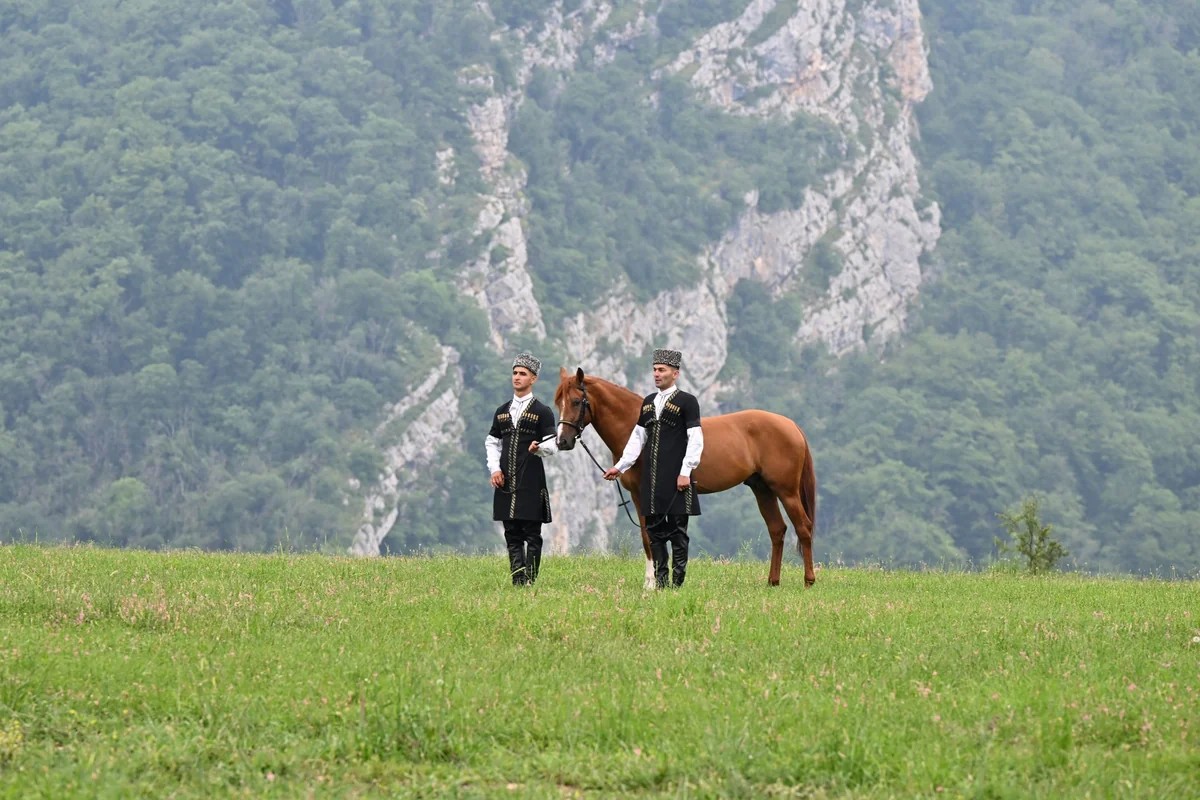 İlham Əliyev Türkmənistan Prezidentinə Qarabağ atı hədiyyə etdi