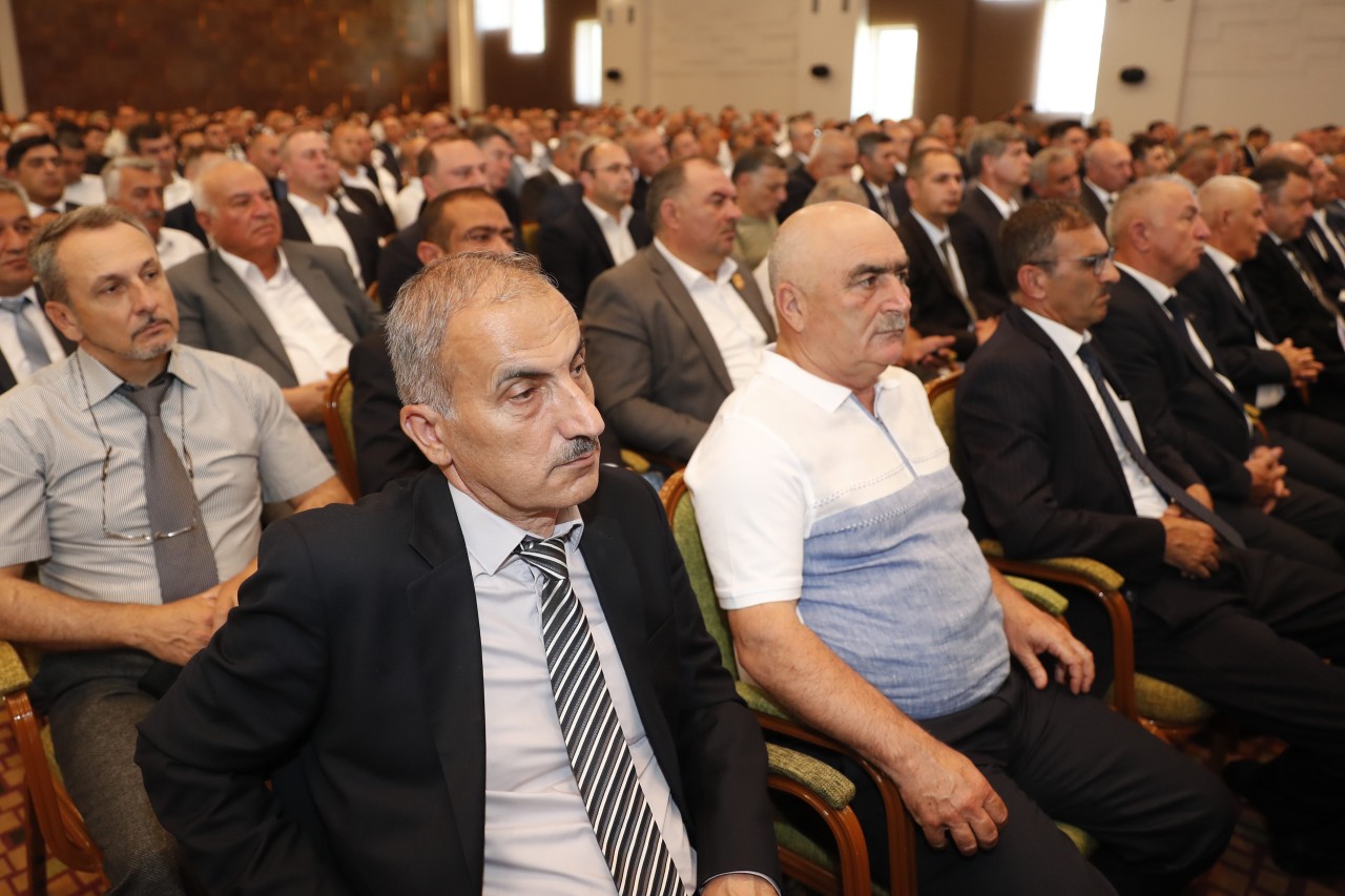 Prezidentin köməkçisi Qaxda regional müşavirə keçirdi - FOTOLAR