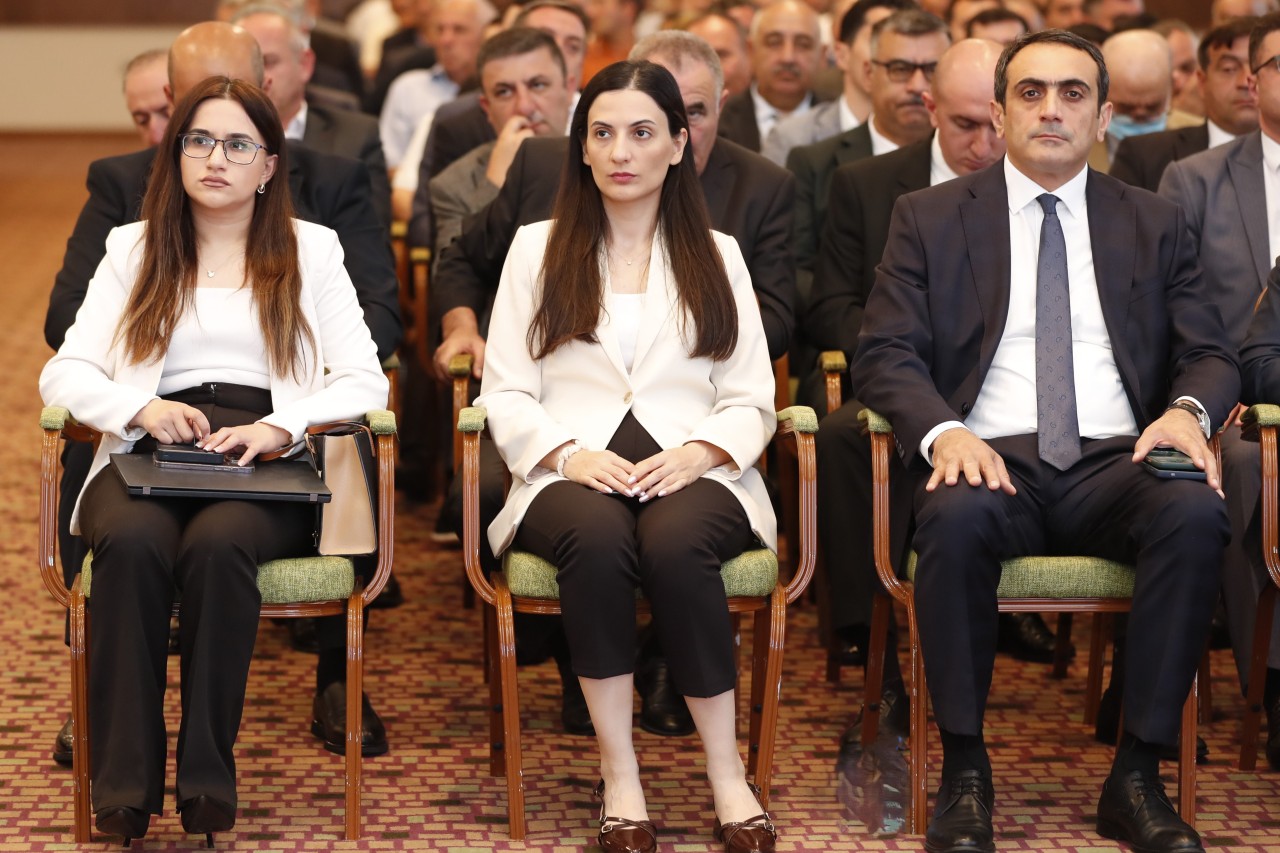 Prezidentin köməkçisi Qaxda regional müşavirə keçirdi - FOTOLAR
