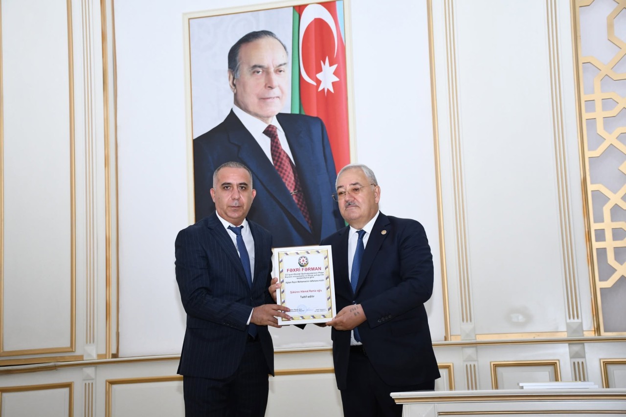 Ağdamda 23 İyun - Dövlət Qulluqçularının Peşə Bayramı Gününə həsr olunmuş tədbir keçirilib - FOTOLAR