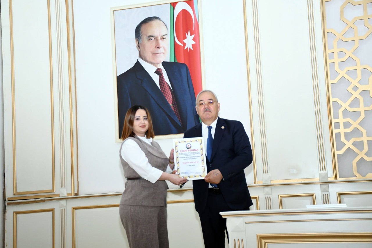Ağdamda 23 İyun - Dövlət Qulluqçularının Peşə Bayramı Gününə həsr olunmuş tədbir keçirilib - FOTOLAR