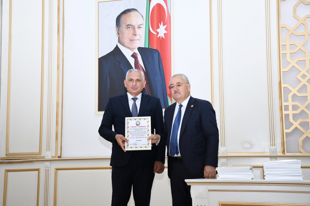 Ağdamda 23 İyun - Dövlət Qulluqçularının Peşə Bayramı Gününə həsr olunmuş tədbir keçirilib - FOTOLAR