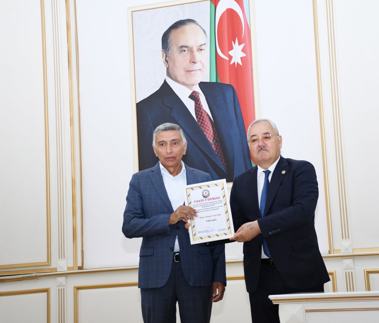 Ağdamda 23 İyun - Dövlət Qulluqçularının Peşə Bayramı Gününə həsr olunmuş tədbir keçirilib - FOTOLAR