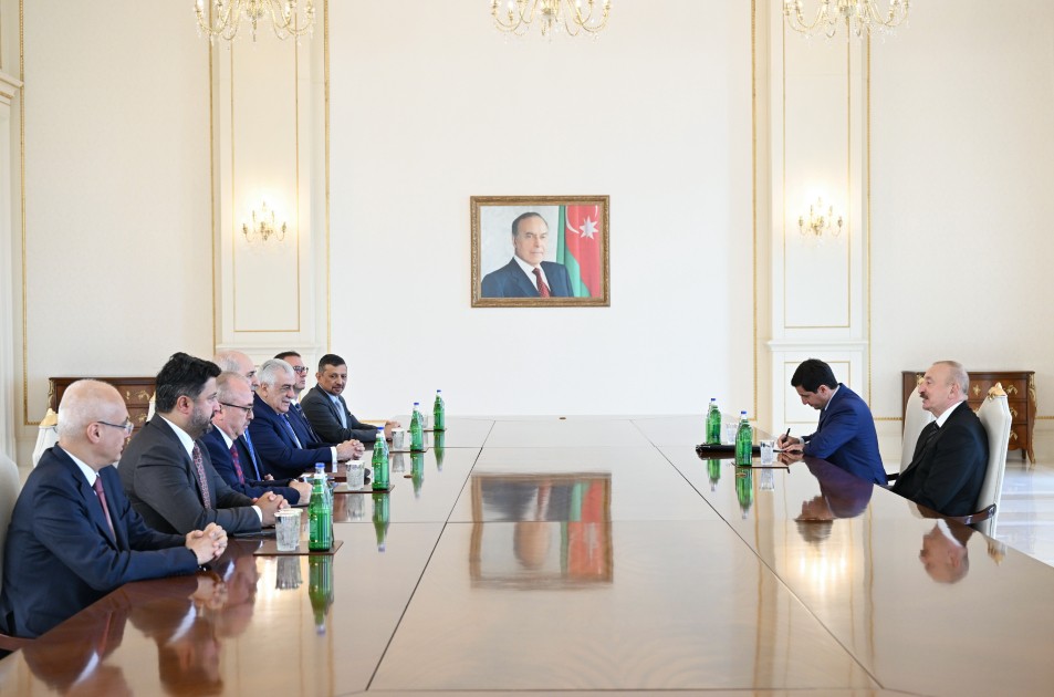 İlham Əliyev Numan Kurtulmuşu qəbul etdi - FOTOLAR