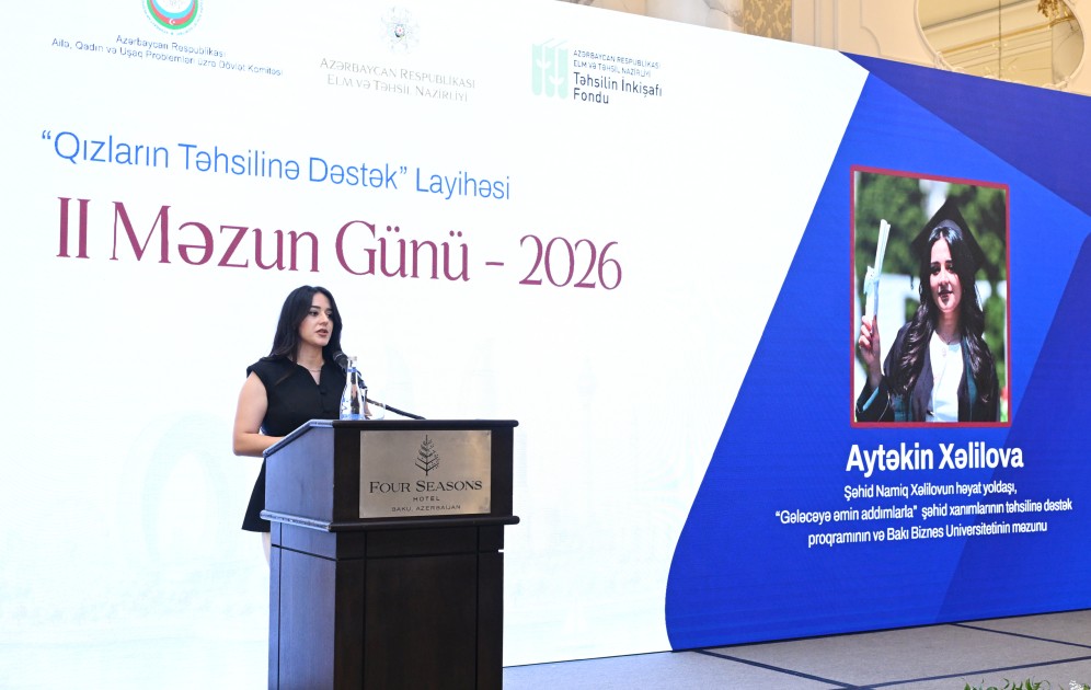 Leyla Əliyeva “Qızların təhsilinə dəstək” layihəsinin II Məzun Günündə - FOTOLAR
