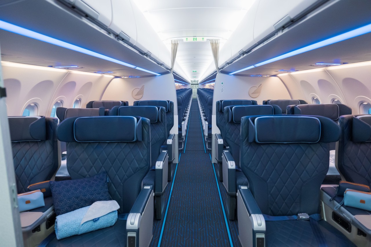 AZAL təyyarə parkına ilk yeni nəsil “Airbus A321neo”nu əlavə etdi - FOTOLAR