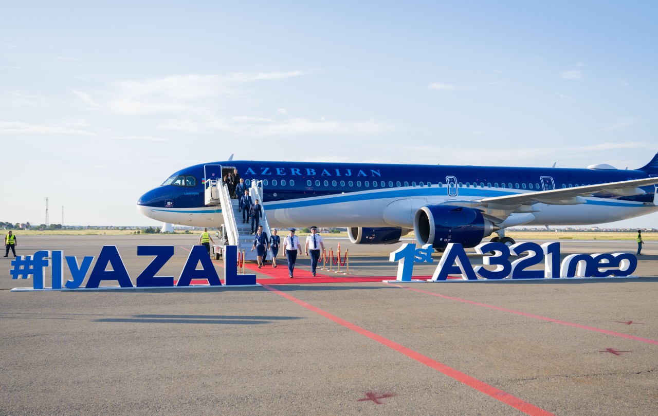 AZAL təyyarə parkına ilk yeni nəsil “Airbus A321neo”nu əlavə etdi - FOTOLAR