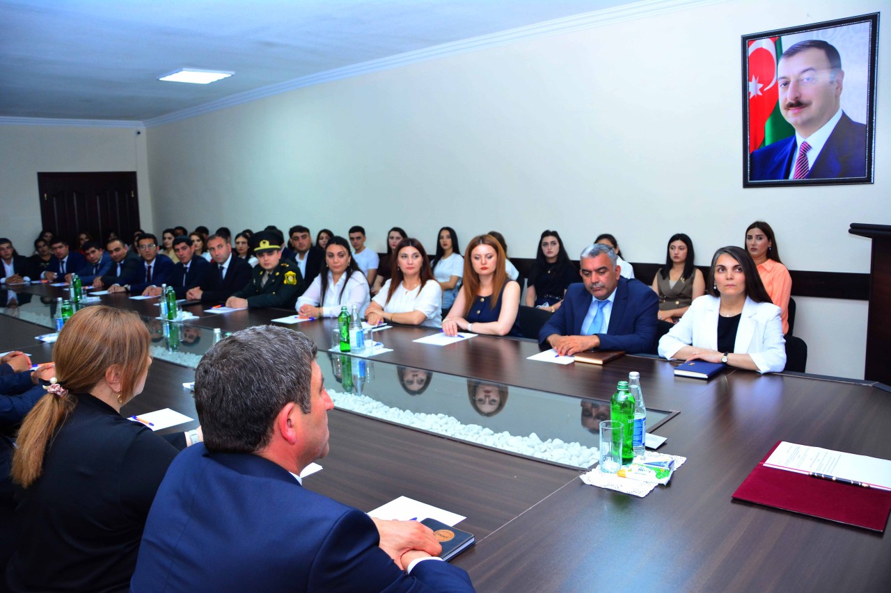 Ağstafada Silahlı Qüvvələr Gününə həsr olunmuş tədbir keçirildi - FOTOLAR