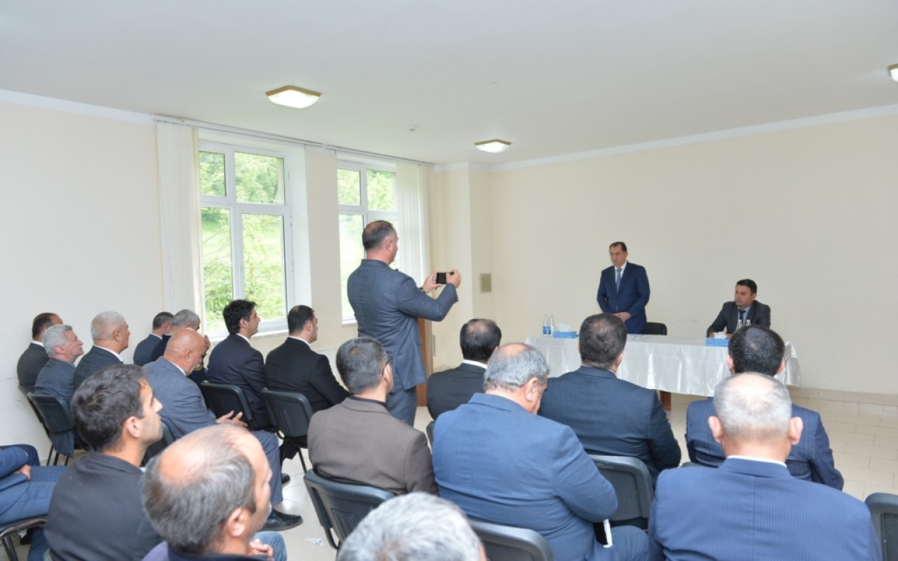 Taleh Qaraşov dağ kəndlərində qəbul keçirib -