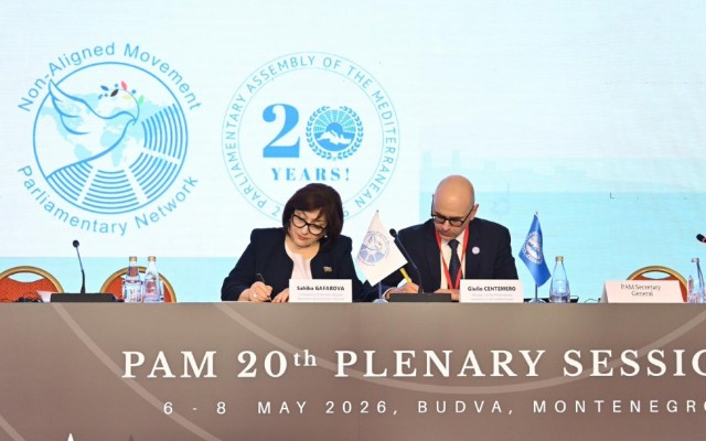 Sahibə Qafarova memorandum imzaladı