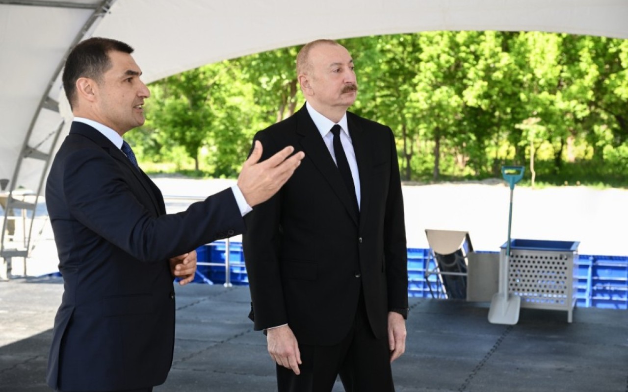 İlham Əliyev “Zangilan City Park Hotel”in təməlini qoydu -