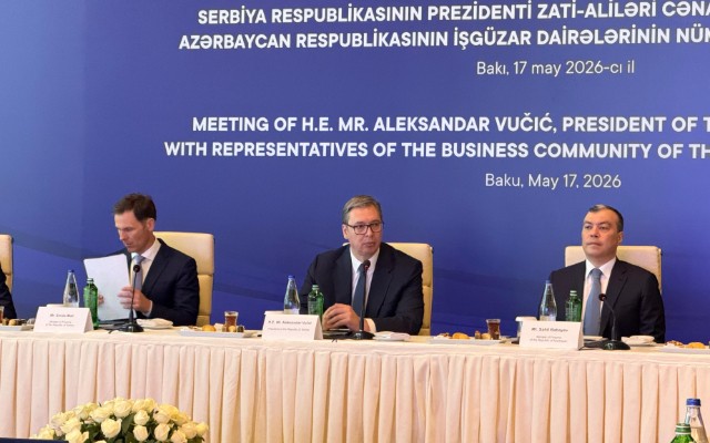 "Azərbaycanla ticarət dövriyyəmiz bugünkü səviyyədən beş dəfə çox olmalıdır"