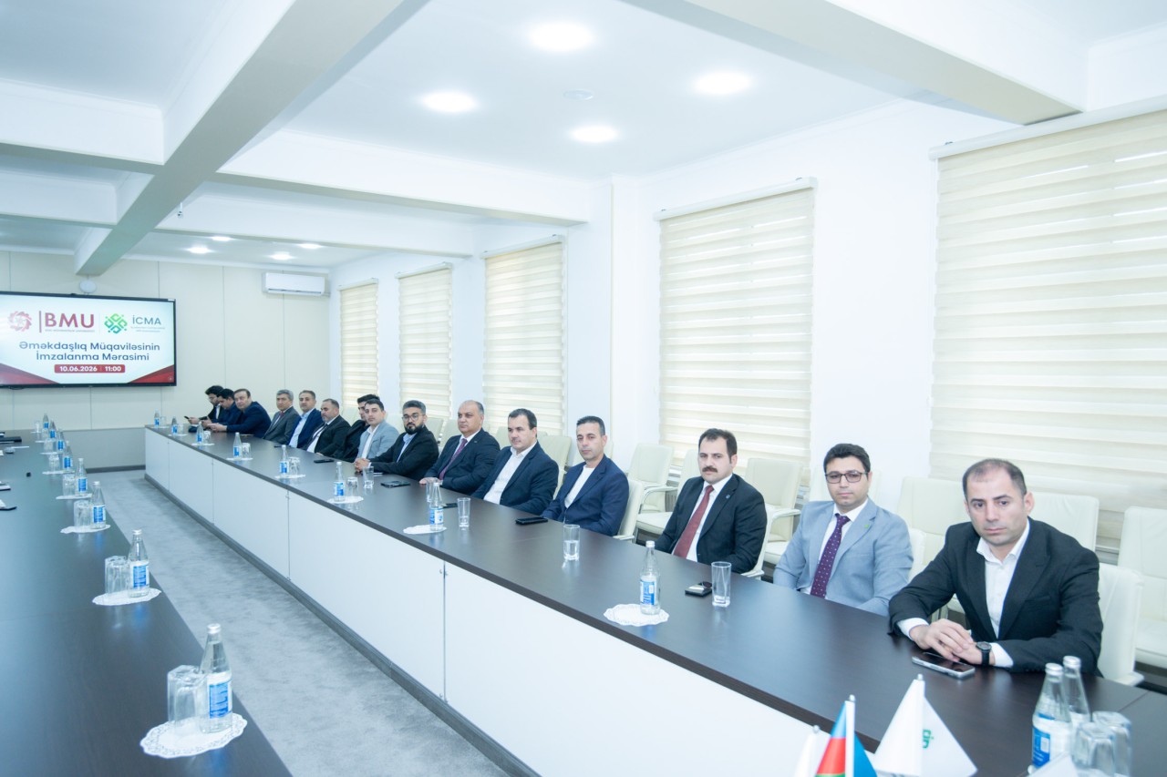 BMU və İCMA arasında birgə fəaliyyət istiqamətləri müəyyənləşib - FOTOLAR